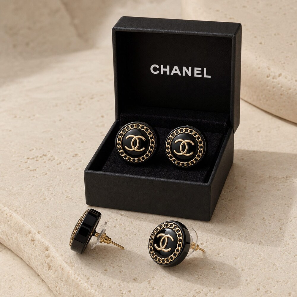CHANEL Classic Parisian Earrings Style 42 | New with Box - Picture 6 of 9